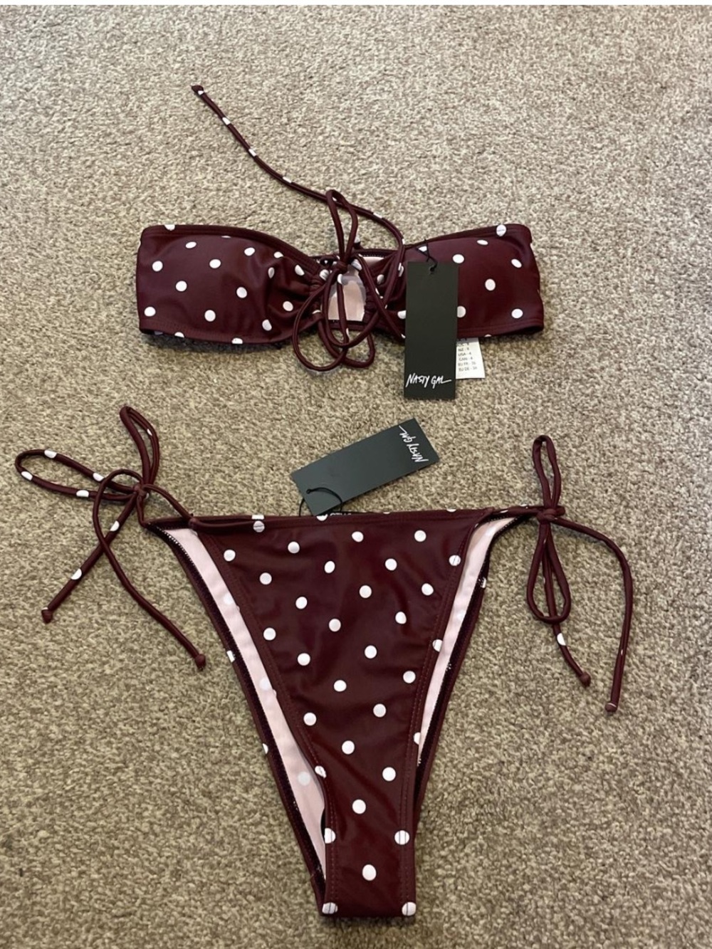 Nasty Gal Spot It Like It’s Hot Bikini